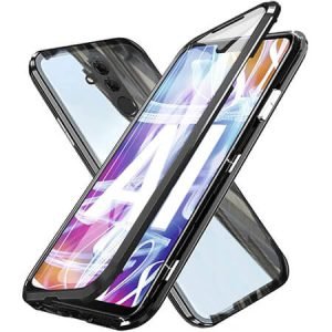 360° Стъклен магнитен кейс за Huawei Mate 20 Lite - imagine 1