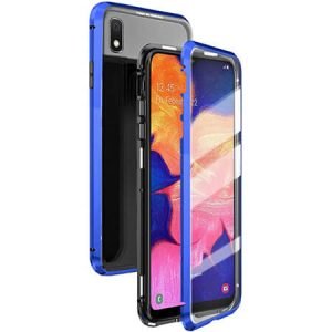 360° Стъклен магнитен кейс за Samsung Galaxy A10 - imagine 2