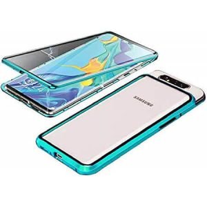 360° Стъклен магнитен кейс за Samsung Galaxy A80 - imagine 4