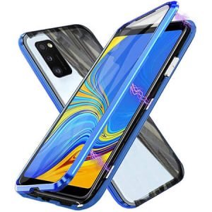 360° Стъклен магнитен кейс за Samsung Galaxy A41 - imagine 4