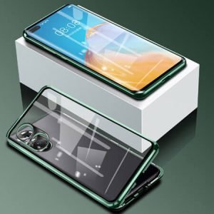 360° Стъклен магнитен кейс за Huawei Nova 9 SE - imagine 3