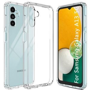 Spate din silicon rezistent la socuri pentru Samsung Galaxy A13 5G - Transparent