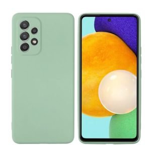 Луксозен силиконов калъф за Samsung Galaxy A53 - Мента - imagine 1