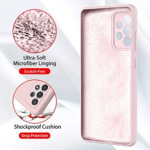 Луксозен силиконов калъф за Samsung Galaxy A52s 5G - Розово Злато - imagine 2