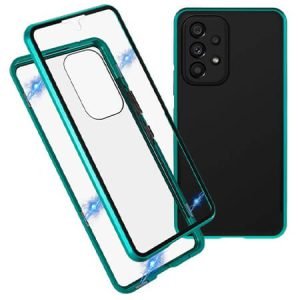 360° Стъклен магнитен кейс за Samsung Galaxy A53 - Изображение 7