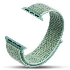 Текстилна каишка за Apple Watch - Мента - imagine 2
