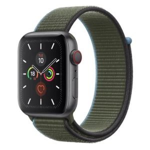 Текстилна каишка за Apple Watch - Tъмно Зелена - imagine 1