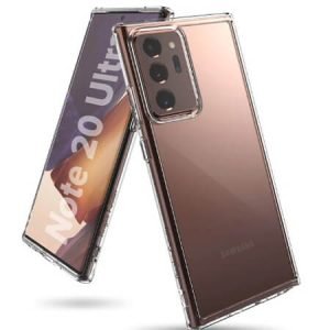 Husa din spate din silicon rezistent la socuri pentru Samsung Galaxy Note 20 Ultra - Transparenta