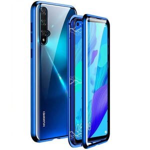 360° Стъклен магнитен кейс за Huawei Nova 5T - imagine 4