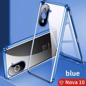 360° Стъклен магнитен кейс за Huawei Nova 10 - imagine 3