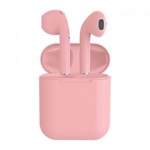 Безжични слушалки InPods 12 Bluetooth 5.0 - Розови - imagine 3
