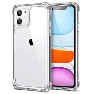 Противоударен силиконов гръб за iPhone 12 - Прозрачен - imagine 1