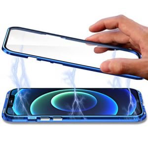 360° Стъклен магнитен кейс за iPhone 13 Pro - imagine 6