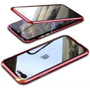 360° Стъклен магнитен кейс за iPhone 7 - imagine 2