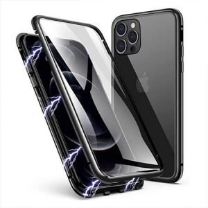 360° Стъклен магнитен кейс за iPhone 11 Pro Max - imagine 1