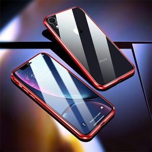 360° Стъклен магнитен кейс за iPhone XR - imagine 4