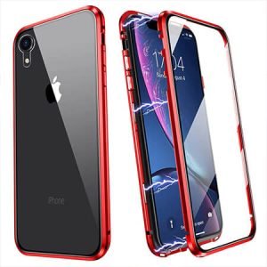 360° Стъклен магнитен кейс за iPhone XR - imagine 3