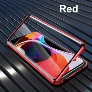 360° Стъклен магнитен кейс за Xiaomi Redmi 9C - imagine 3