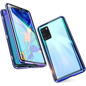 360° Стъклен магнитен кейс за Samsung Galaxy A71 - imagine 3