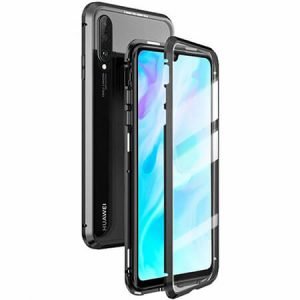 360° Стъклен магнитен кейс за Huawei P40 Lite E - imagine 1