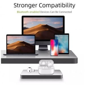Безжични слушалки AirPods Pro 5S MINI Bluetooth - Бели - imagine 5