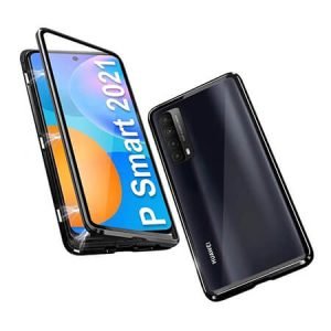 360° Стъклен магнитен кейс за Huawei P Smart 2021 - imagine 1