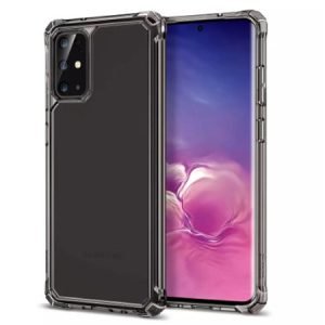 Противоударен силиконов гръб за Samsung Galaxy S20 - Прозрачен - imagine 1