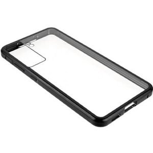 360° Стъклен магнитен кейс за Samsung Galaxy S21 - imagine 2