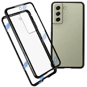 Husa magnetica din sticla 360° pentru Samsung Galaxy S21 FE