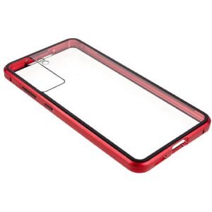 360° Стъклен магнитен кейс за Samsung Galaxy S21 - imagine 4