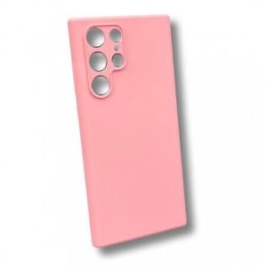 Husă de lux din silicon pentru Samsung Galaxy S23 Ultra 5G - roz