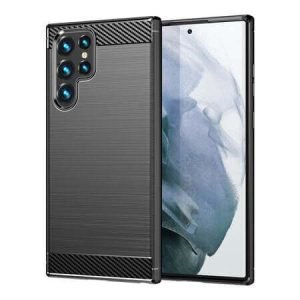 Spate din carbon pentru Samsung Galaxy S23 Ultra - Negru