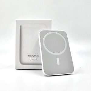 Комплект 3в1 за iPhone, зарядно 20W + кабел USB-C към Lightning и преносима батерия Magsafe - imagine 8