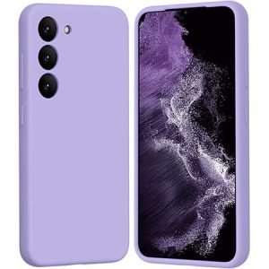 Husa din silicon de lux pentru Samsung Galaxy S23 Plus - Mov