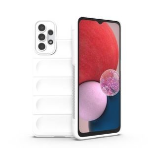 Husa din silicon Magic Shield pentru Samsung Galaxy A13 - Alba