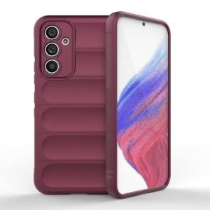 Силиконов кейс Magic Shield за Samsung Galaxy A54 - Виненочервен - imagine 1