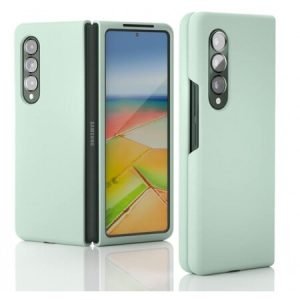 Силиконов кейс от две части за Samsung Galaxy Z Fold 5 - Мента - imagine 1