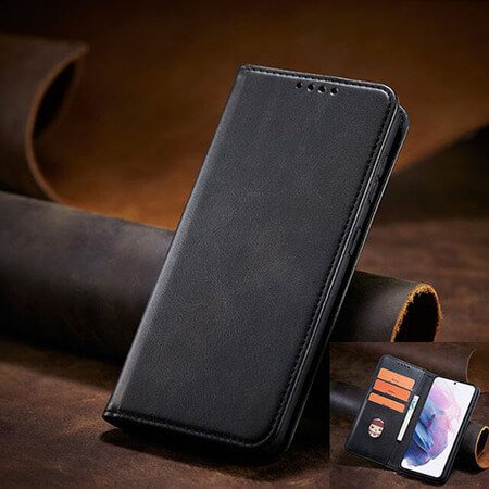 Notebook din piele cu husă magnetică iPhone 15 Pro Max 1 Notebook din piele cu husă magnetică iPhone 15 Pro Max
