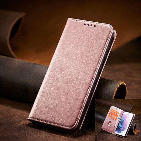 Notebook din piele cu husă magnetică iPhone 15 Pro