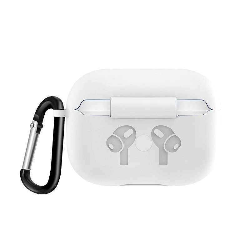Husa din silicon pentru AirPods Pro 2 - alba