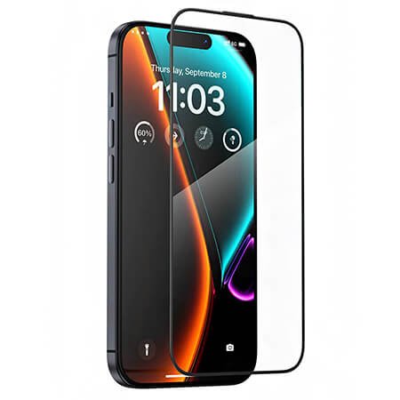 Protector de sticla 5D pentru ecran complet pentru iPhone 15 Plus