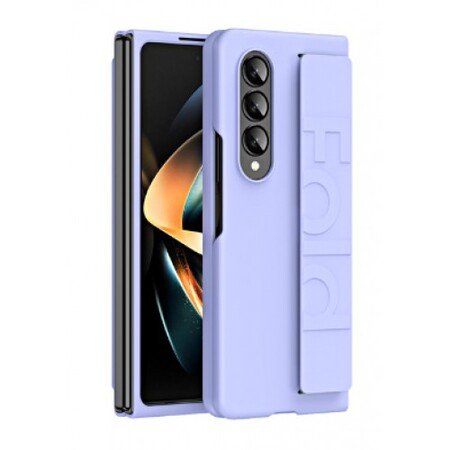 Husă cu corp pliabil și curea extensibilă pentru Samsung Galaxy Z Fold 5 - Mov