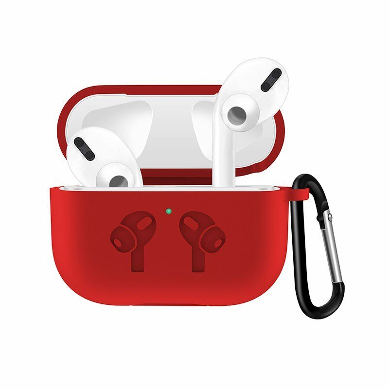 Husă din silicon pentru AirPods Pro 2 - roșu