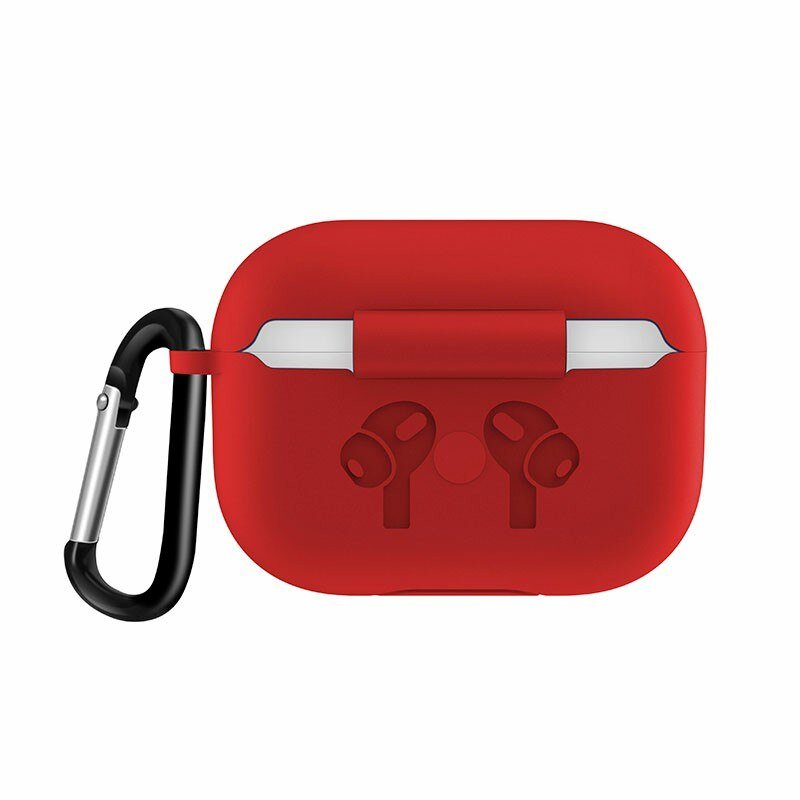 Husă din silicon pentru AirPods 3 - roșu