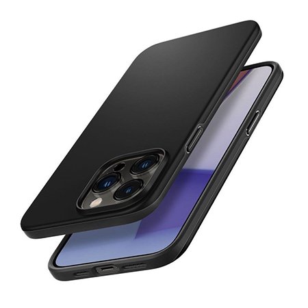Husă subțire pentru iPhone 15 Pro - neagră