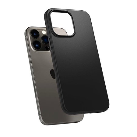 Husă subțire pentru iPhone 15 Pro - neagră