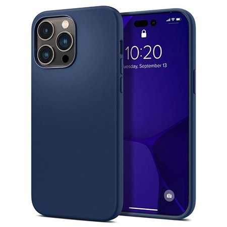 Husă subțire pentru iPhone 15 Pro - Albastru 1 Husa subtire pentru iPhone 15 Pro - Albastra