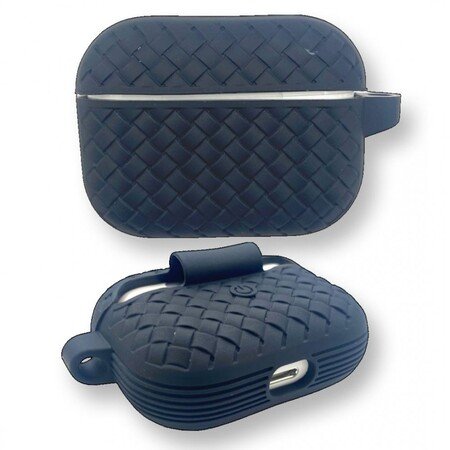 Husa din silicon pentru AirPods Pro 2 - Neagra
