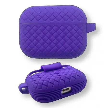 Husă din silicon pentru AirPods Pro 2 - violet