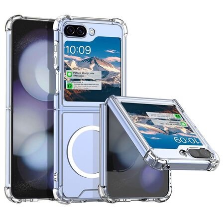 Husa Magsafe pentru Samsung Galaxy Z Flip 5 - Transparenta